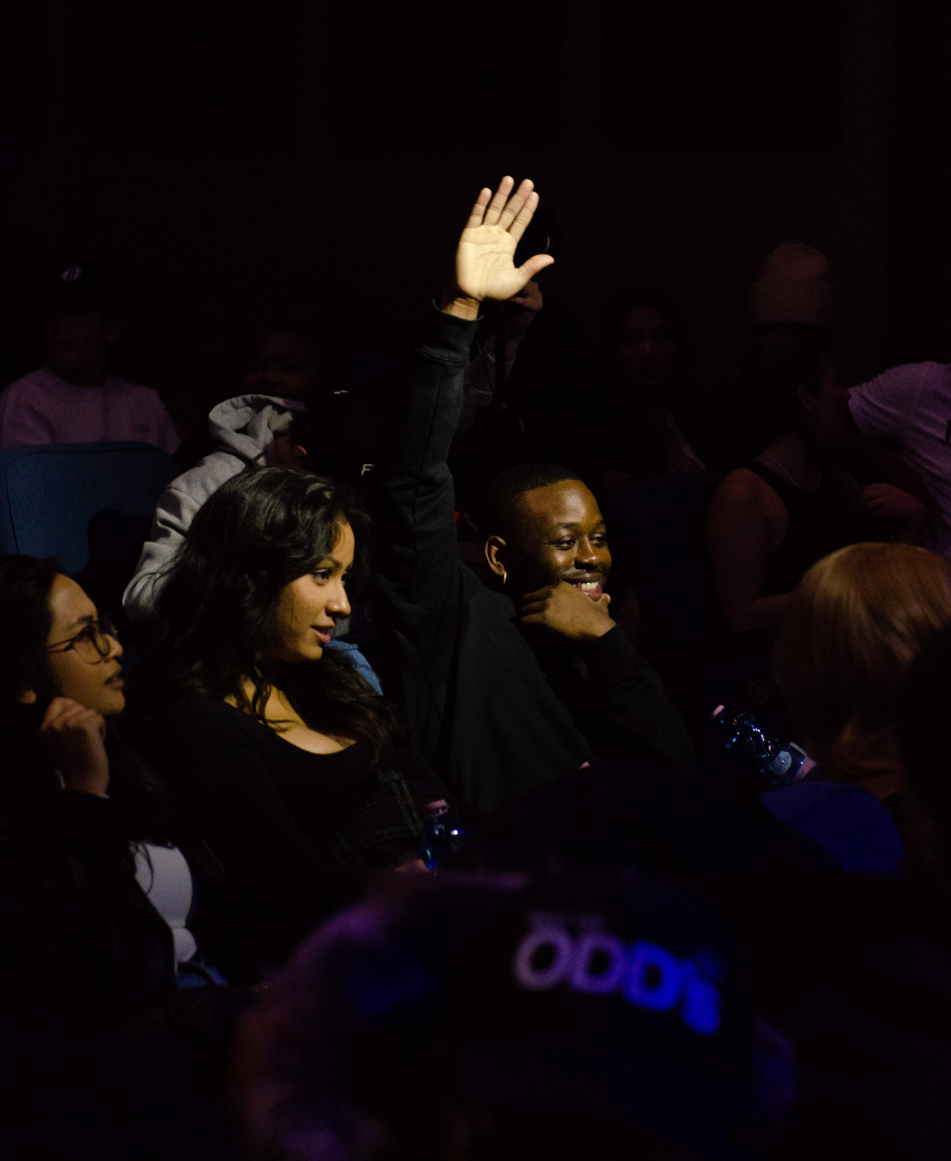 Audience at live show